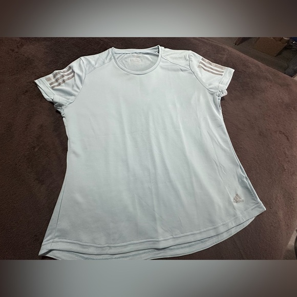 Adidas Women's Climacool Mint Short Sleeve Athletic Running T-Shirt  Size XLarge - Picture 6 of 7